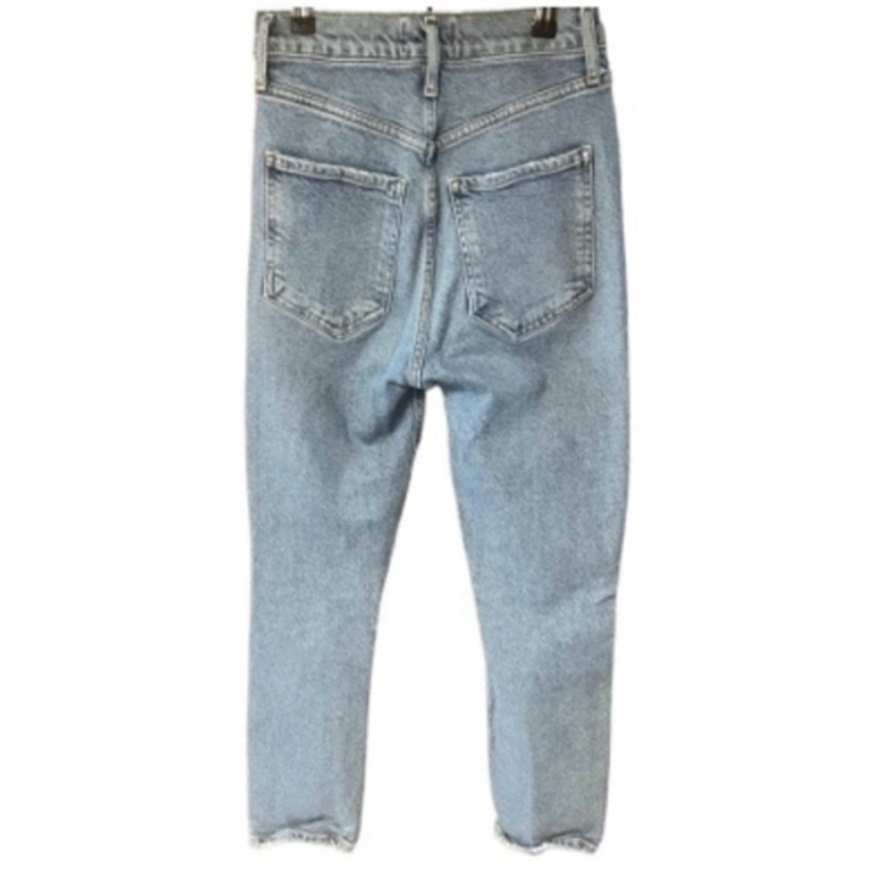 Agolde Riley Distressed Button Fly Jeans - Picture 3 of 6